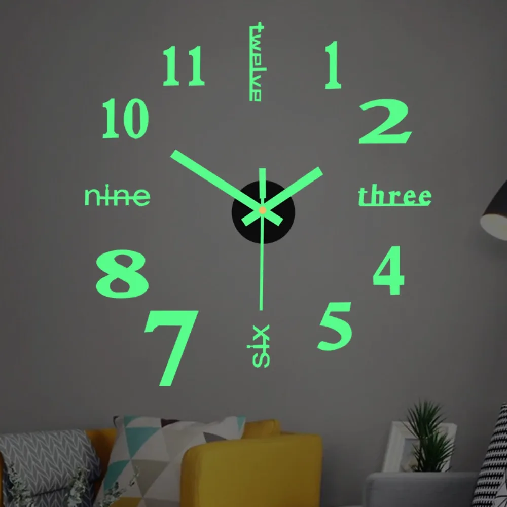 Decoration Clock Fashionable Digital Wall Clock DIY Silent Mute Clock Personality Luxury Hanging Watch Living Room
Decoration Clock Fashionable Digital Wall Clock DIY Silent Mute Clock Personality Luxury Hanging Watch Living Room