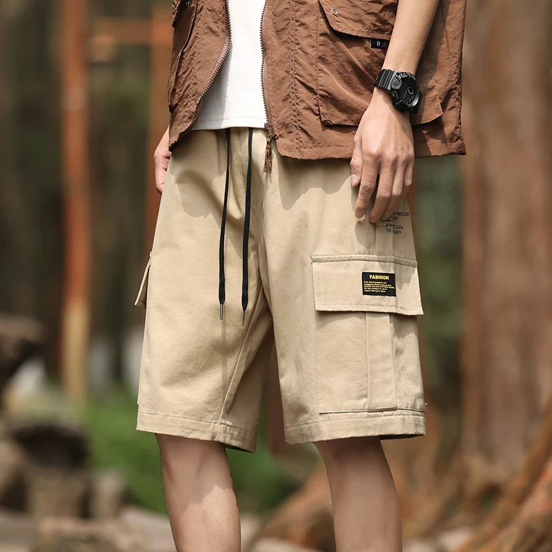 Khaki Workwear Cargo Shorts Men's Casual Work Cool Short Cargo Pants Summer Loose Quick Dry Clothing Sports Male Outfit Shorts
Khaki Workwear Cargo Shorts Men's Casual Work Cool Short Cargo Pants Summer Loose Quick Dry Clothing Sports Male Outfit Shorts