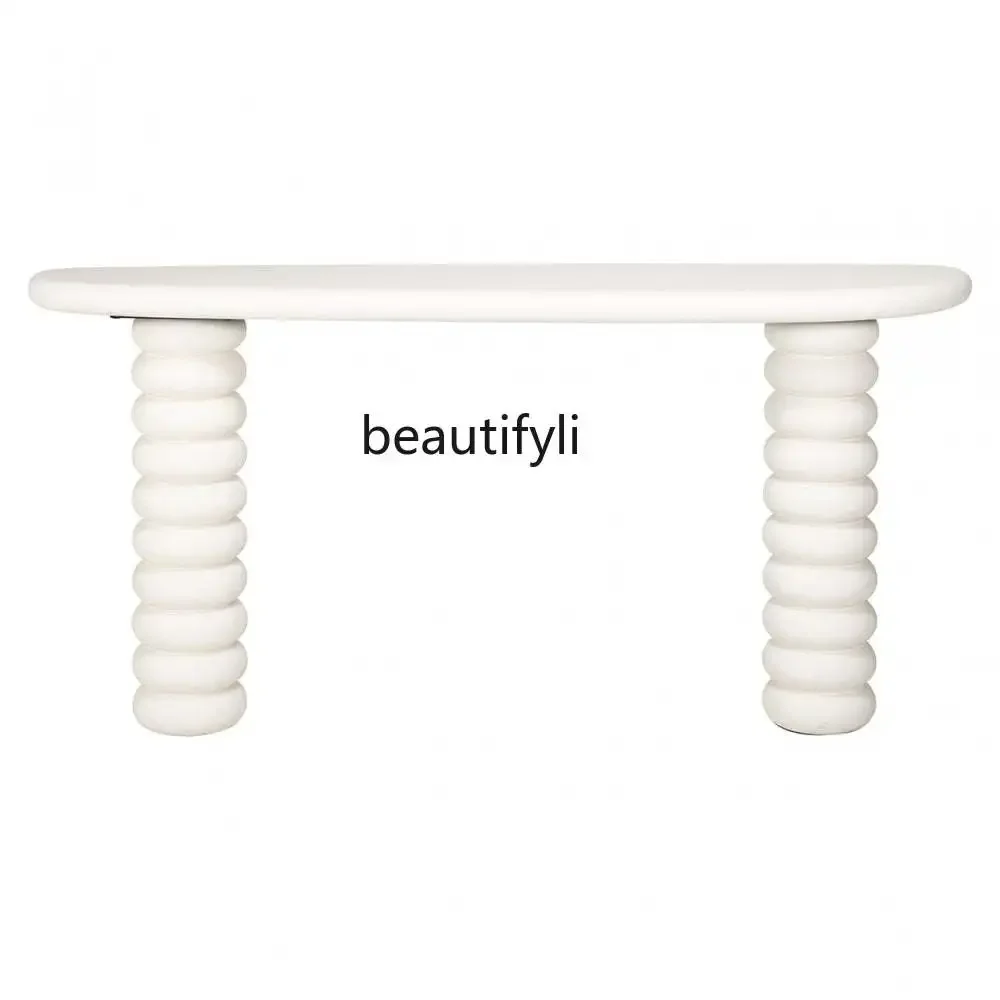 X0 Cream style light luxury, decorative entrance table designer Italian style, entrance table against the wall entrance
X0 Cream style light luxury, decorative entrance table designer Italian style, entrance table against the wall entrance