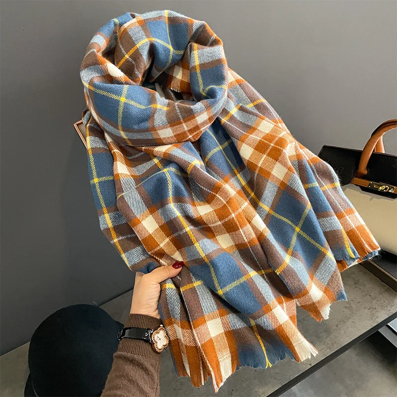 2023 New Winter Scarf Cashmere Shawl Women Warm Double-Sided Thick Foulard Lady Scarves Bandana Female Pashmina
2023 New Winter Scarf Cashmere Shawl Women Warm Double-Sided Thick Foulard Lady Scarves Bandana Female Pashmina