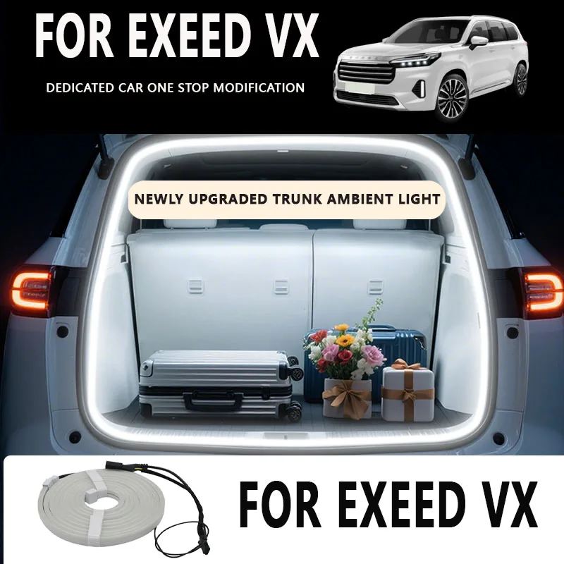 FOR EXEED VX Rear Trunk LED Light Bar Strips Trunk Interior Decorative Lamp Strip Luggage Atmosphere Light
FOR EXEED VX Rear Trunk LED Light Bar Strips Trunk Interior Decorative Lamp Strip Luggage Atmosphere Light