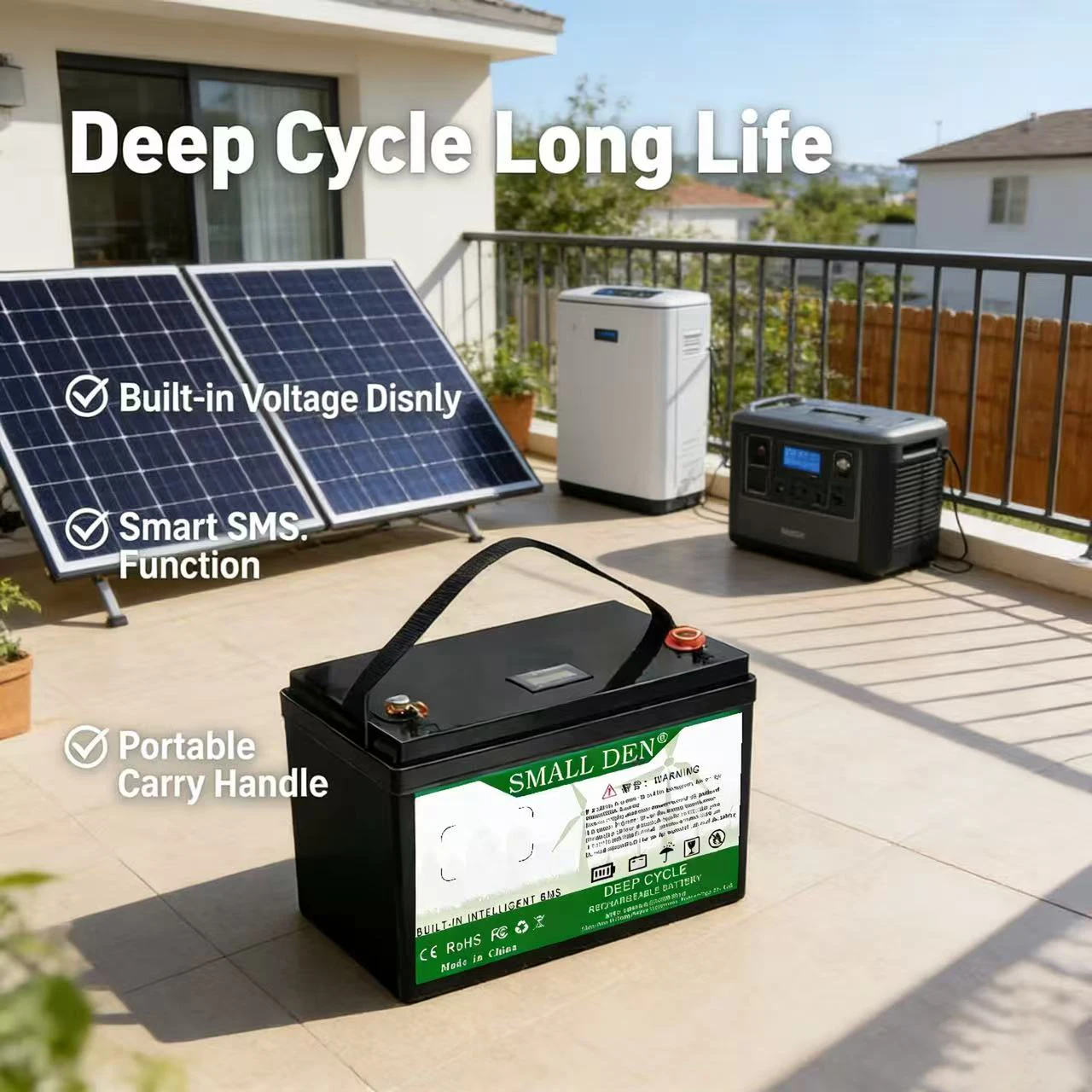 12V120Ah LiFePO4 Battery 100A BMS Maintenance Free Solar RV Camping Ship Emergency Rechargeable Battery Tax-free
12V120Ah LiFePO4 Battery 100A BMS Maintenance Free Solar RV Camping Ship Emergency Rechargeable Battery Tax-free