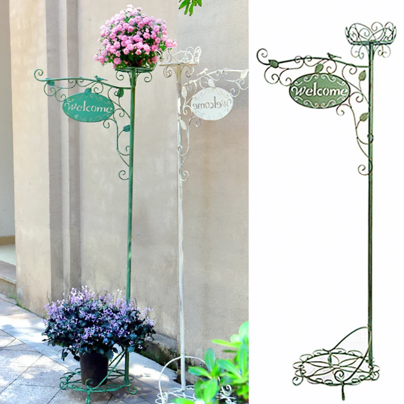 Flower shelf outdoor wrought iron floor-to-ceiling garden balcony living room decoration
Flower shelf outdoor wrought iron floor-to-ceiling garden balcony living room decoration