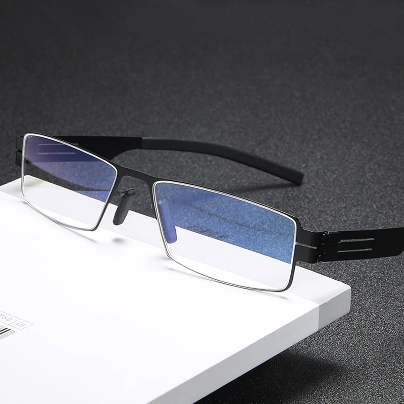 Business Style Prescription Men's Glasses Frame Square Myopia Optical Eyeglasses Women Germany Luxury Brand Screwless Spectacles
Business Style Prescription Men's Glasses Frame Square Myopia Optical Eyeglasses Women Germany Luxury Brand Screwless Spectacles