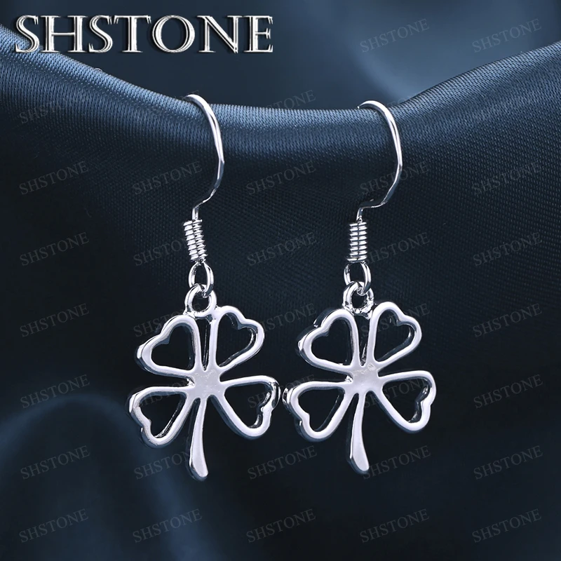 Korean Cute 925 Sterling Silver Hollow Clover Drop Earrings For Lady Exquisite Jewelry Party Birthday Wedding Gifts Accessories
Korean Cute 925 Sterling Silver Hollow Clover Drop Earrings For Lady Exquisite Jewelry Party Birthday Wedding Gifts Accessories
