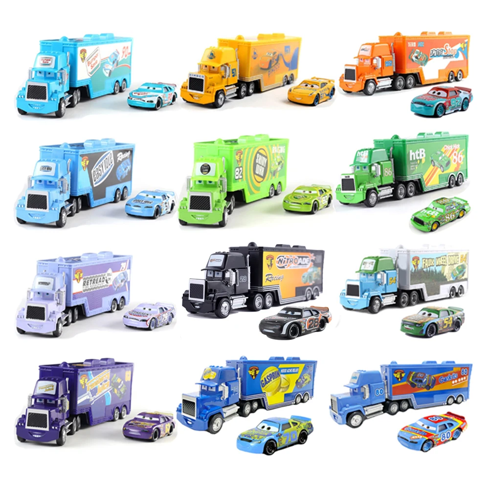 Disney Cars Diecast Lightning McQueen No: 79 No: 86 Alloy Car Container Truck Set Model Car Die Casting Kids Birthday Gifts Toys
Disney Cars Diecast Lightning McQueen No: 79 No: 86 Alloy Car Container Truck Set Model Car Die Casting Kids Birthday Gifts Toys
