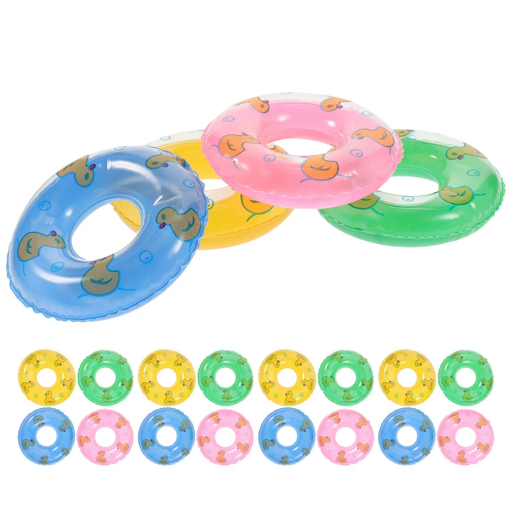 20 Pcs Inflatable Swimming Ring Toys for Girls Props Decorative Rings Mini House Photo Small Models
20 Pcs Inflatable Swimming Ring Toys for Girls Props Decorative Rings Mini House Photo Small Models