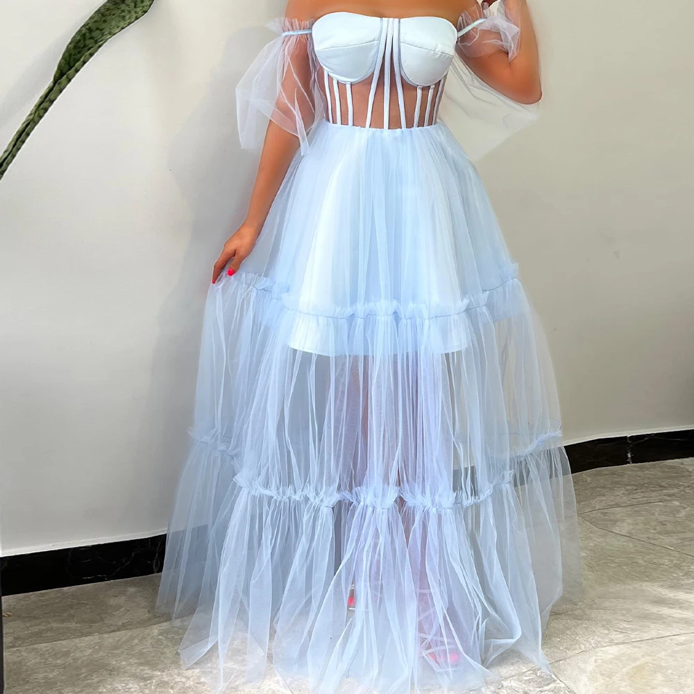 Organza Sleeveless Off the Shoulder Strapless Floor Length A-Line Evening Dress Temperament Photo Color Bespoke Occasion Gowns
Organza Sleeveless Off the Shoulder Strapless Floor Length A-Line Evening Dress Temperament Photo Color Bespoke Occasion Gowns