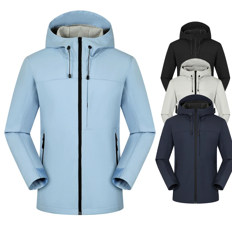 Женская и мужская весенняя водонепроницаемая куртка-софтшелл, однослойный плащ для походов и кемпинга, куртка-худи для активного отдыха, ветровка
Женская и мужская весенняя водонепроницаемая куртка-софтшелл, однослойный плащ для походов и кемпинга, куртка-худи для активного отдыха, ветровка