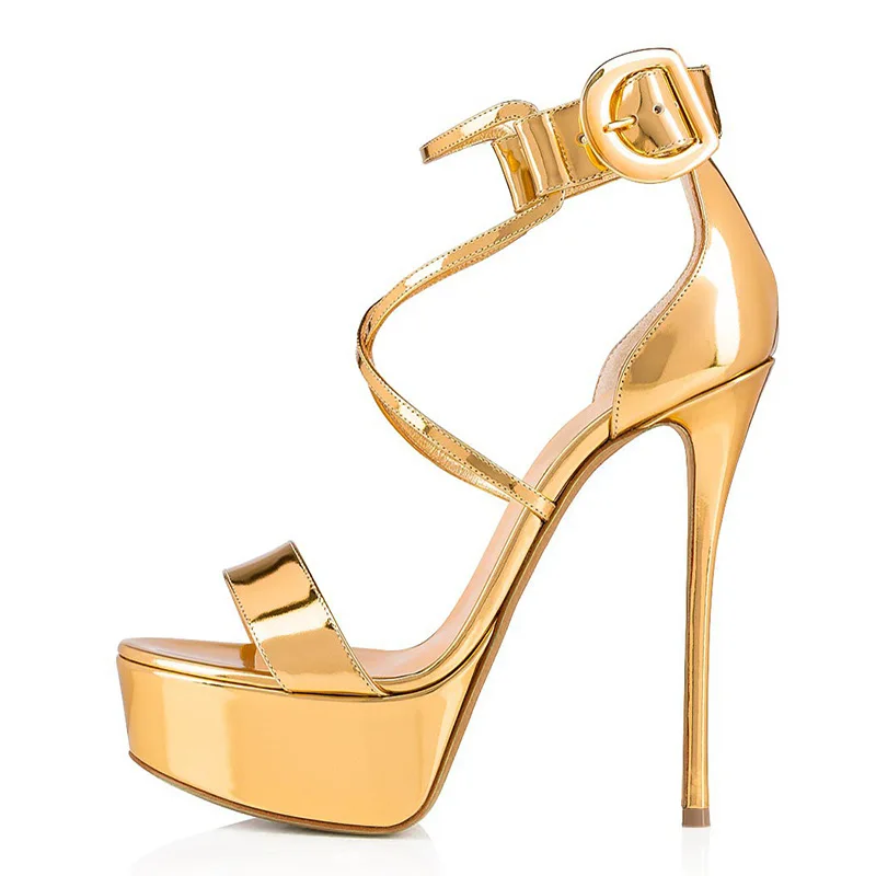 2022 Gold Party Heels for Women Platforms Summer Sandals Large Size Strappy High Heels Open Toe Buckle Strap Evening Dance Shoes
2022 Gold Party Heels for Women Platforms Summer Sandals Large Size Strappy High Heels Open Toe Buckle Strap Evening Dance Shoes