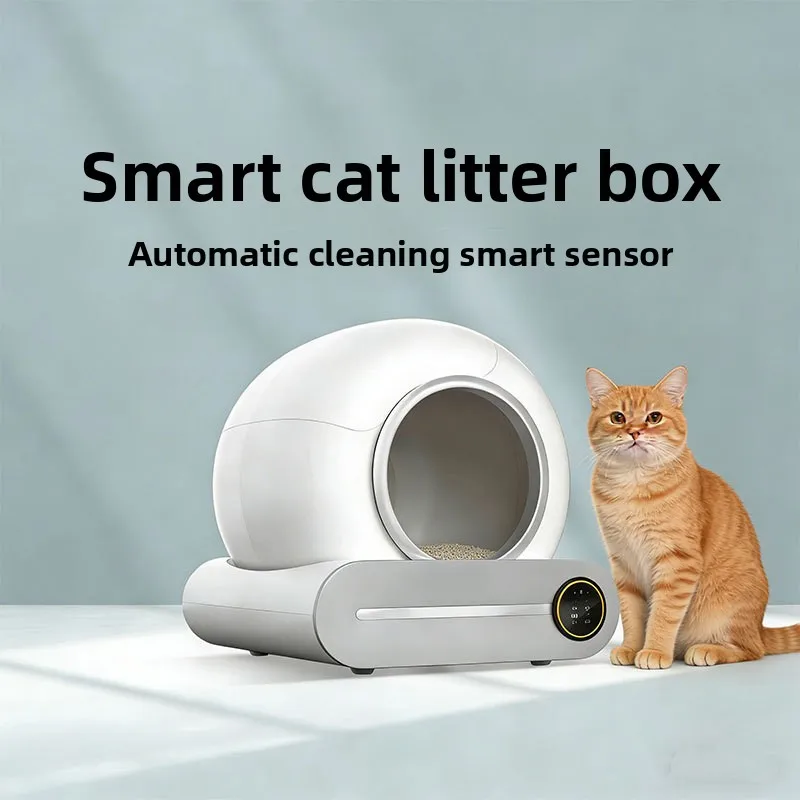 DOEL Self Cleaning Cat Litter Box 65L Automatic Cat Litter Box w/ Trash Bag & Litter Mat Smart Cat Toilet App Control 2.4G WiFi
DOEL Self Cleaning Cat Litter Box 65L Automatic Cat Litter Box w/ Trash Bag & Litter Mat Smart Cat Toilet App Control 2.4G WiFi