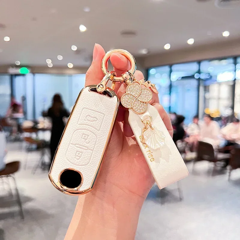 TPU+Leather Car Remote Key Case Cover Protect Shell Bag For Mazda 2 3 6 Atenza Axela Demio CX-5 CX5 CX-3 CX8 CX7 CX-9 2015-2019
TPU+Leather Car Remote Key Case Cover Protect Shell Bag For Mazda 2 3 6 Atenza Axela Demio CX-5 CX5 CX-3 CX8 CX7 CX-9 2015-2019