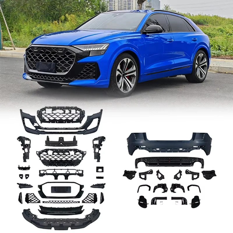Factory New High Quality Body Kit Front Bumper Rear Bumper for Q8 2019-2023 Upgrade to RSQ8 2024+
Factory New High Quality Body Kit Front Bumper Rear Bumper for Q8 2019-2023 Upgrade to RSQ8 2024+