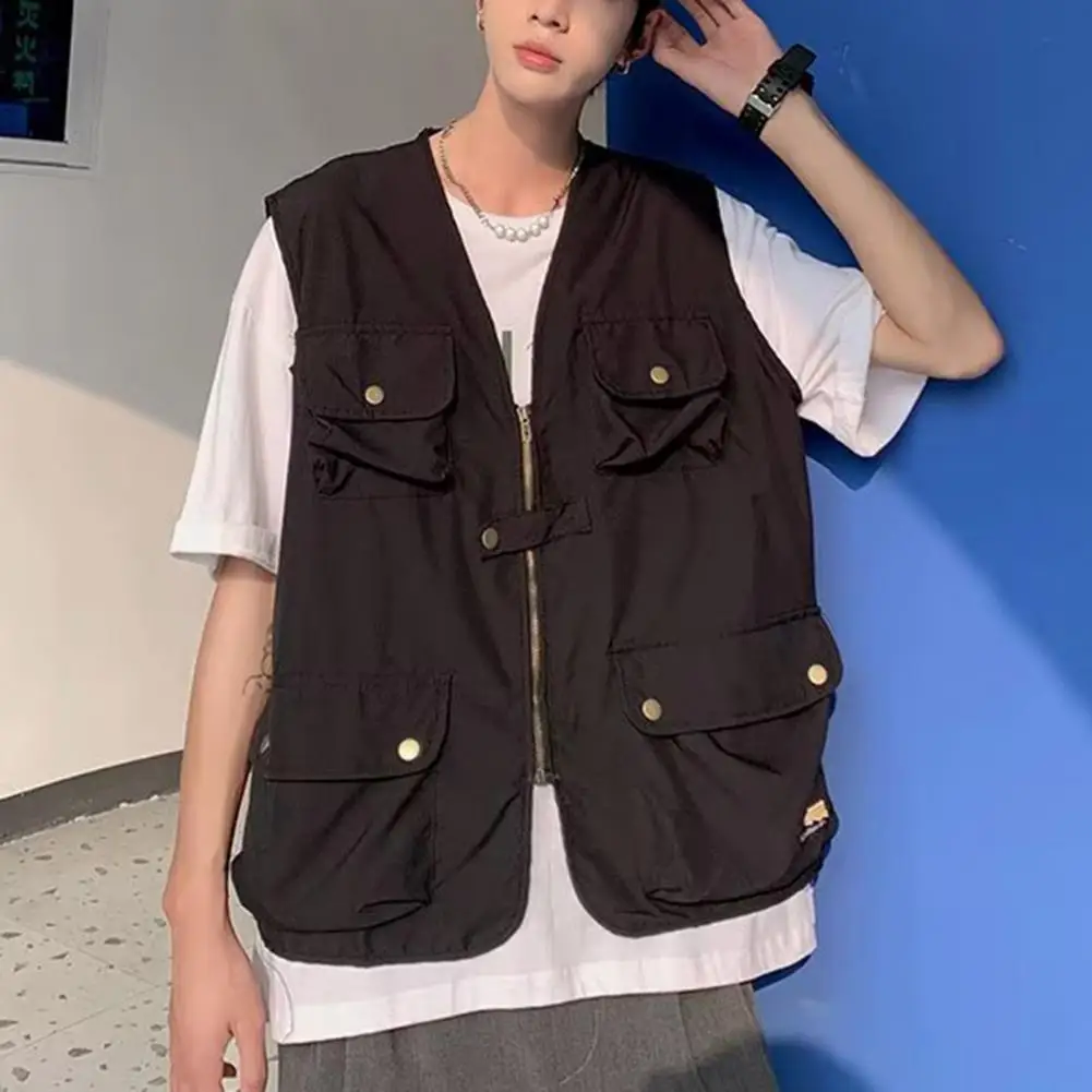 Comfortable Vintage Men Casual Vest Coat Shooting Jacket Washable Men Vest Sleeveless for Work
Comfortable Vintage Men Casual Vest Coat Shooting Jacket Washable Men Vest Sleeveless for Work