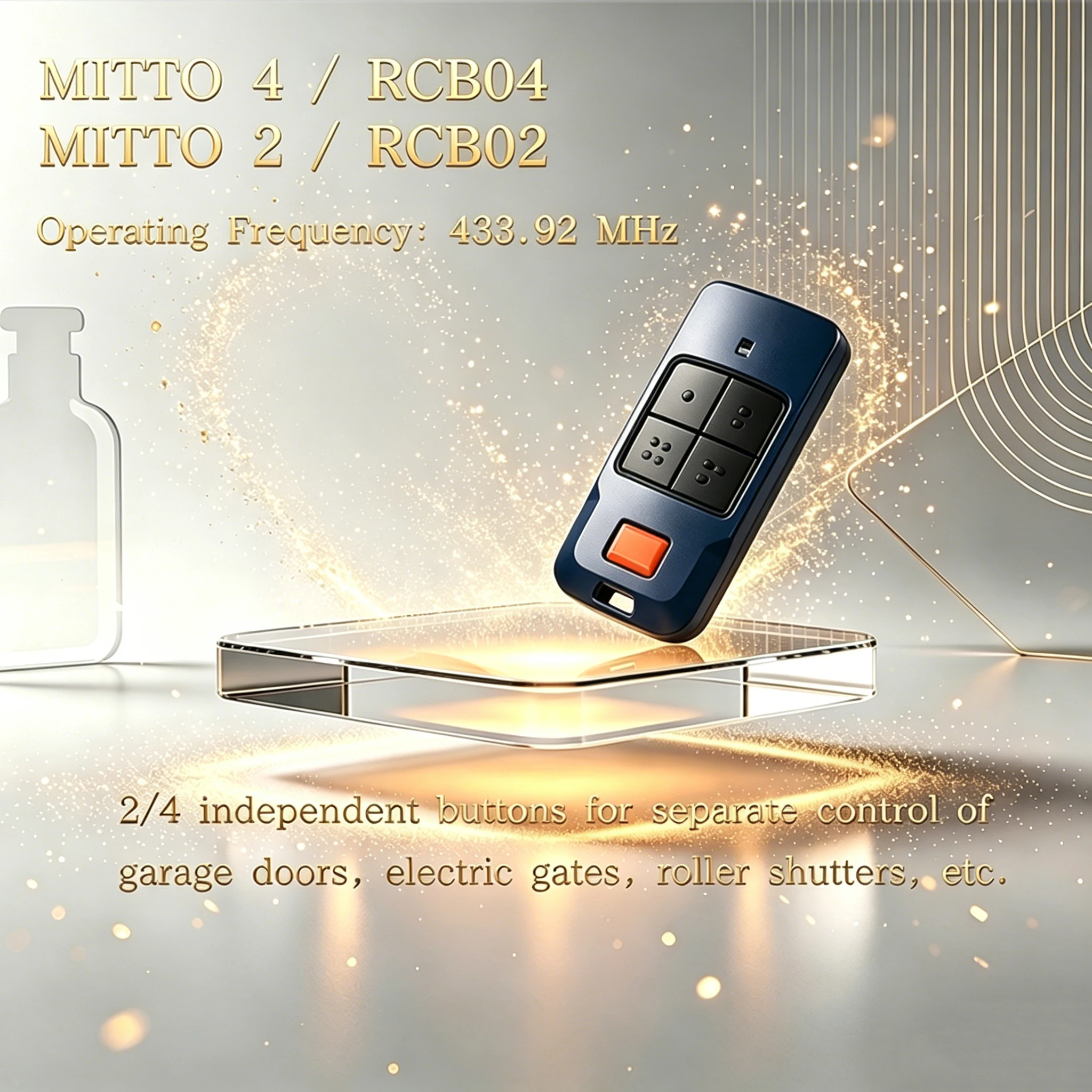 433.92Mhz Garage Door Wireless Remote Control Door Opener Remote Controller Transmitter for COOL C2 C4 2/4 Buttons Gate Opener
433.92Mhz Garage Door Wireless Remote Control Door Opener Remote Controller Transmitter for COOL C2 C4 2/4 Buttons Gate Opener