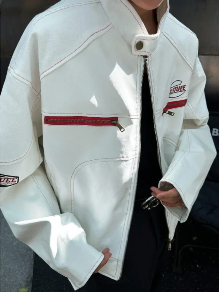 Sli ort Американский байкерский кожаный джерт для мужчин, весенне-осенний модный брендовый элитный джерт с вышивкой и воротником-стойкой
Sli ort Американский байкерский кожаный джерт для мужчин, весенне-осенний модный брендовый элитный джерт с вышивкой и воротником-стойкой