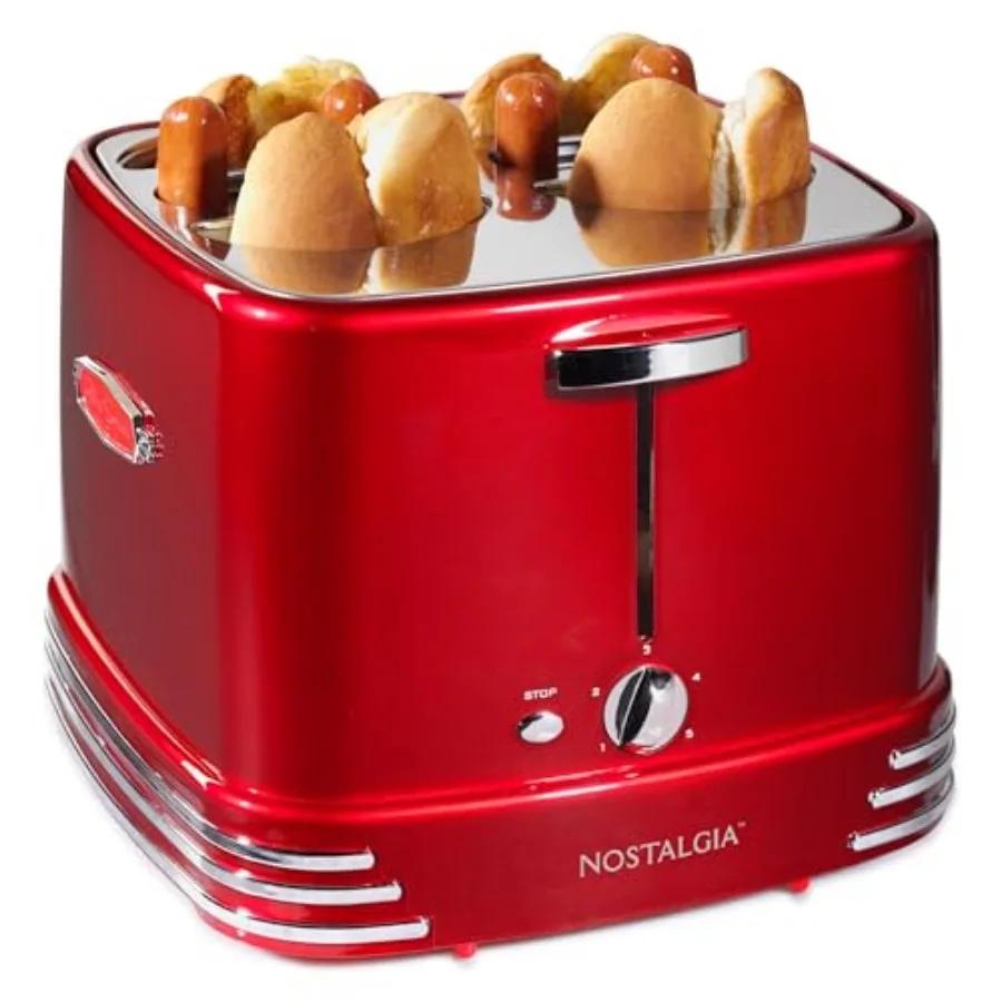 4 Slot Hot Dog and Bun Toaster with Mini Tongs Hot Dog Toaster Works with Chicken Turkey Veggie Links Sausages and Brats
4 Slot Hot Dog and Bun Toaster with Mini Tongs Hot Dog Toaster Works with Chicken Turkey Veggie Links Sausages and Brats
