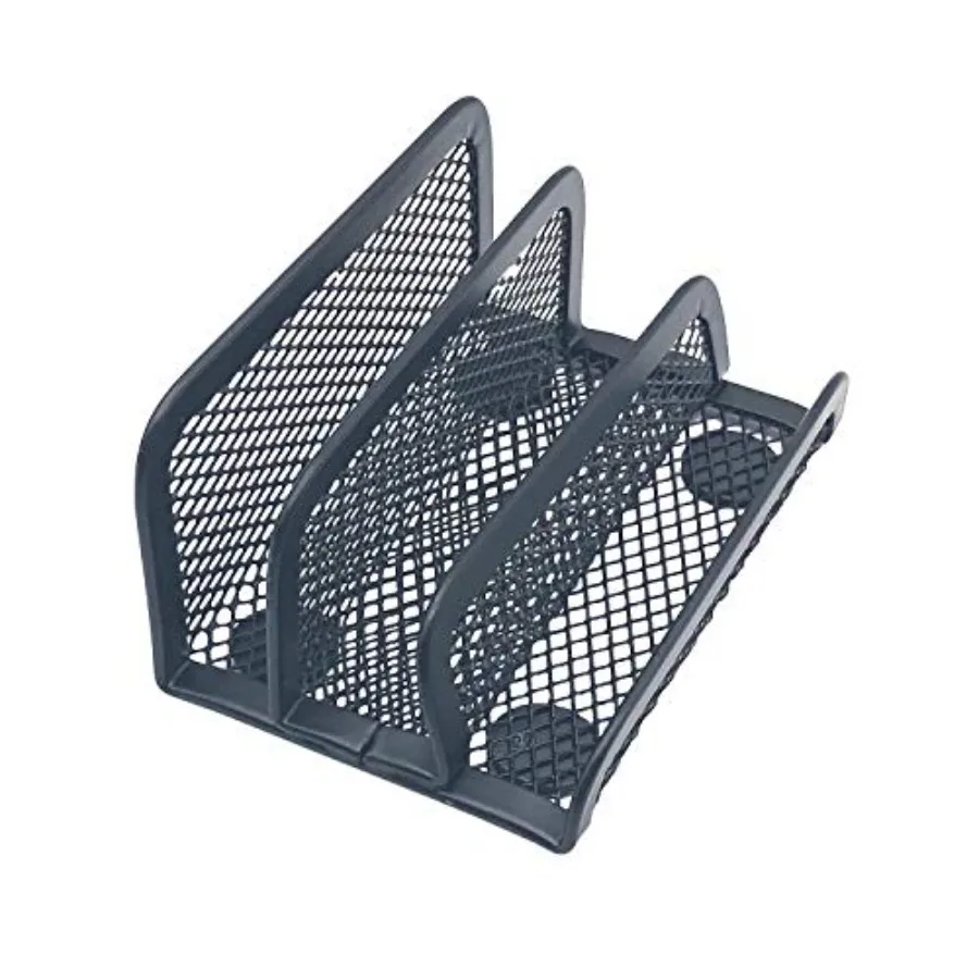 Desktop Stacking Business Card File Holder/Stand from, 3-Tier, Metal Mesh Collection Black
Desktop Stacking Business Card File Holder/Stand from, 3-Tier, Metal Mesh Collection Black