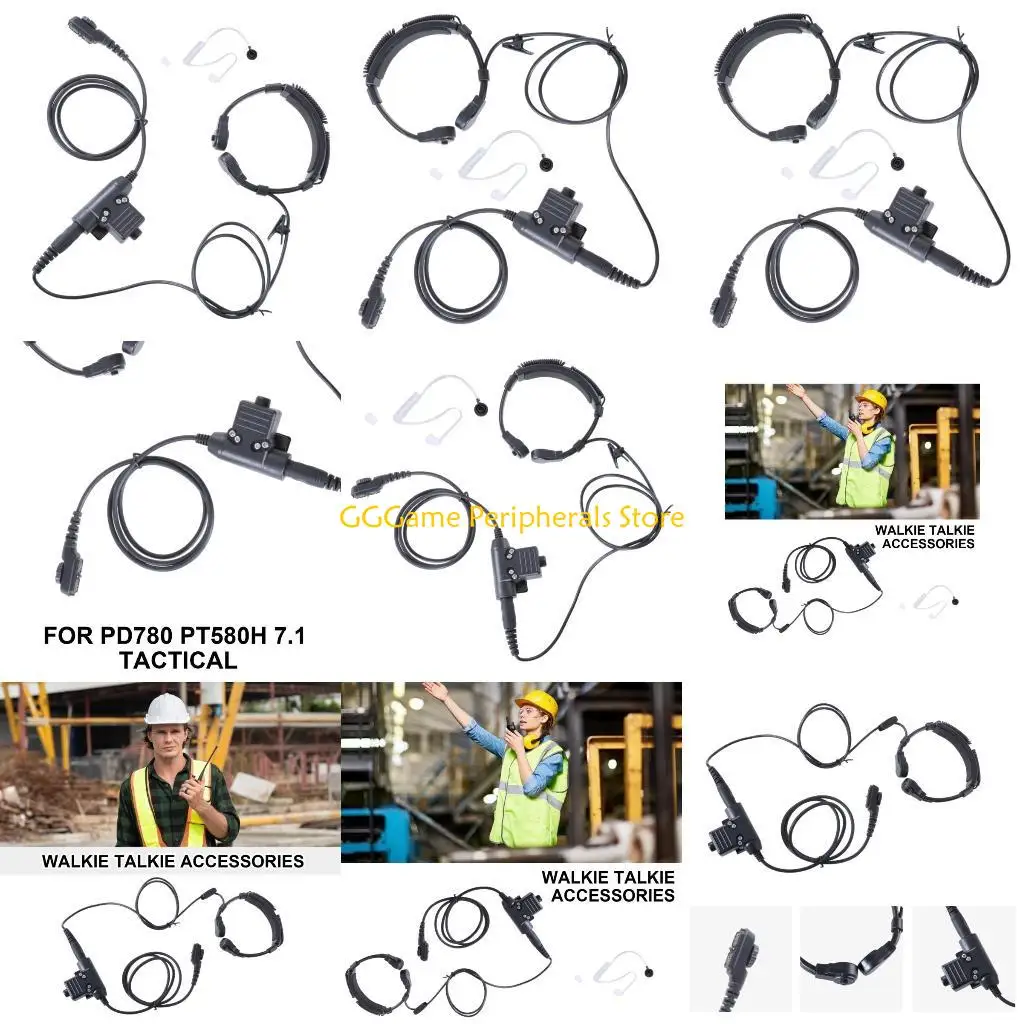 U55B Выдвижной микрофон с вибрацией горла PTT, микрофоны с воздушной трубкой, наушники, гарнитуры для PD780 PT580H PD780G
U55B Выдвижной микрофон с вибрацией горла PTT, микрофоны с воздушной трубкой, наушники, гарнитуры для PD780 PT580H PD780G