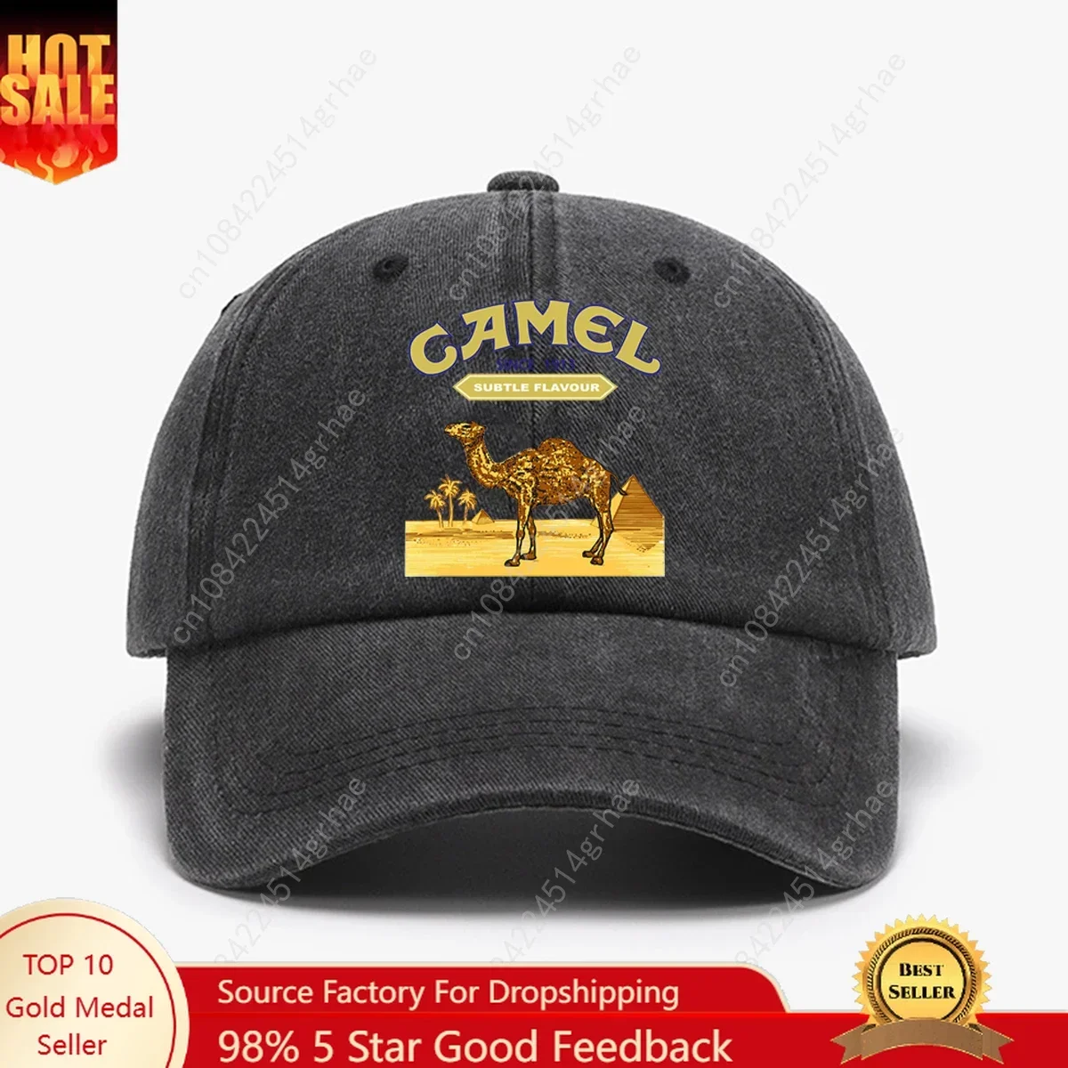 1 "CAMEL" printed baseball cap outdoor fashion accessories, adjustable, lightweight, trendy, handsome unisex, can be used
1 "CAMEL" printed baseball cap outdoor fashion accessories, adjustable, lightweight, trendy, handsome unisex, can be used