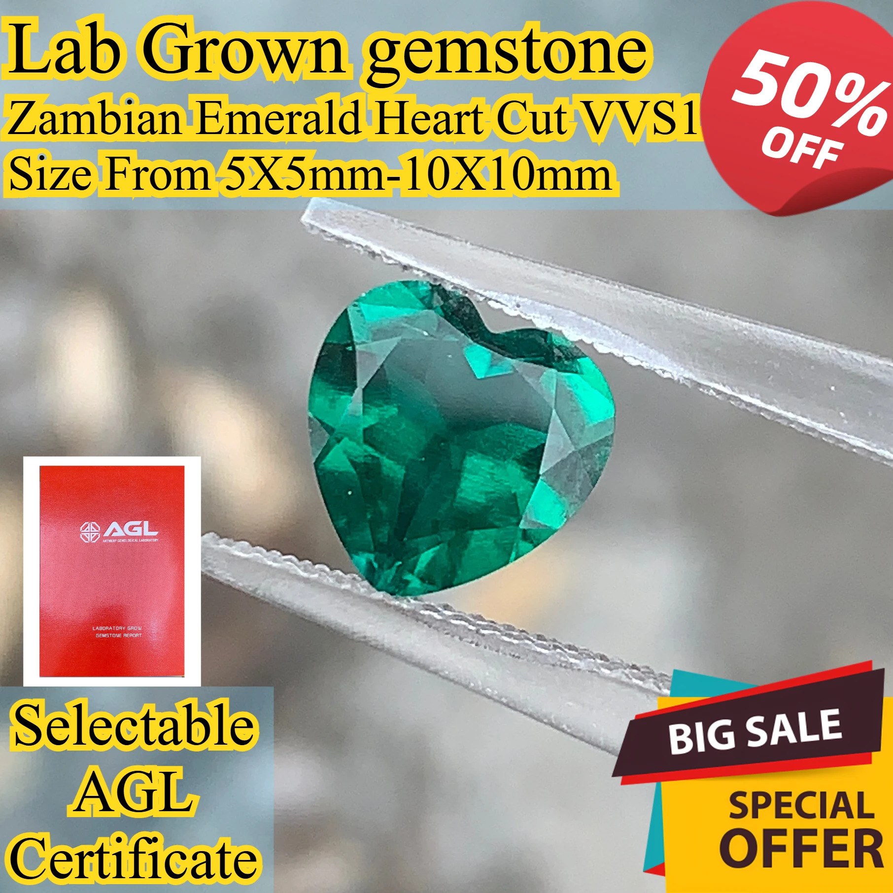 Lab Grown Zambian Emerald Heart Cut Multiple Shapes Natural Inclusions Visible Inside Certified Loose Gemstone ForJewelry Making
Lab Grown Zambian Emerald Heart Cut Multiple Shapes Natural Inclusions Visible Inside Certified Loose Gemstone ForJewelry Making