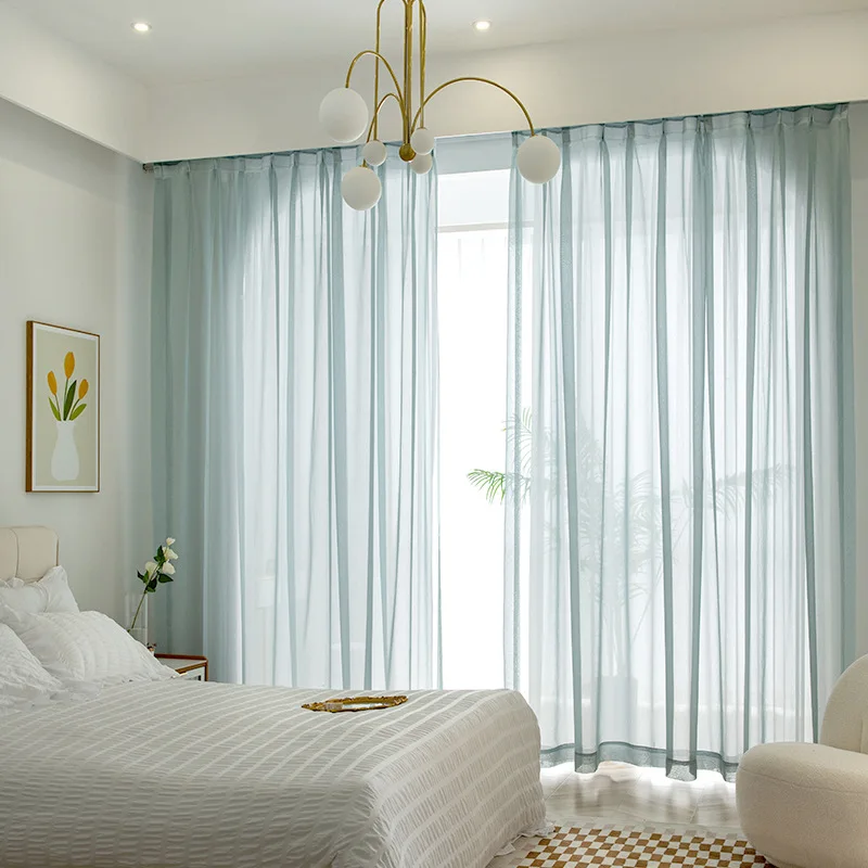 The New Light Luxury Gauze Curtain Is Transparent and Impermeable To People and Does Not Snag Silk Curtains and Screens
The New Light Luxury Gauze Curtain Is Transparent and Impermeable To People and Does Not Snag Silk Curtains and Screens