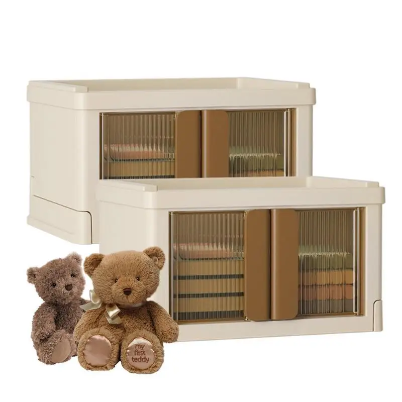 Storage Bins With Lids Folding Box For Desktop Storage Containers With Open Front Door Closet Organizers For Offices Stationery
Storage Bins With Lids Folding Box For Desktop Storage Containers With Open Front Door Closet Organizers For Offices Stationery