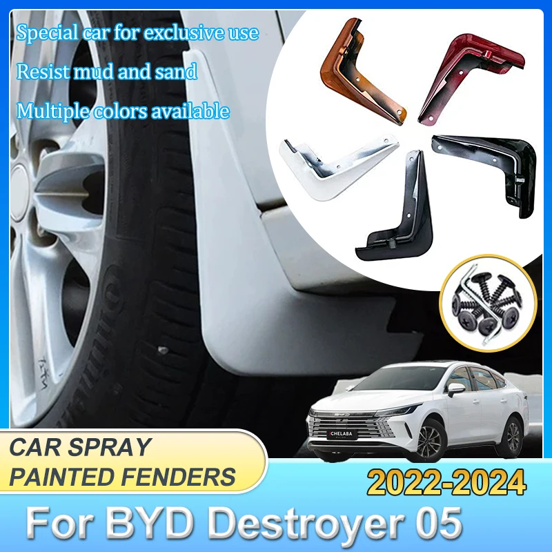 For BYD Destroyer 05 2022 2023 2024 Chazor King 4x Car Front Rear Fender Mud Flaps Splash Guards Car Baking Paint Accessories
For BYD Destroyer 05 2022 2023 2024 Chazor King 4x Car Front Rear Fender Mud Flaps Splash Guards Car Baking Paint Accessories