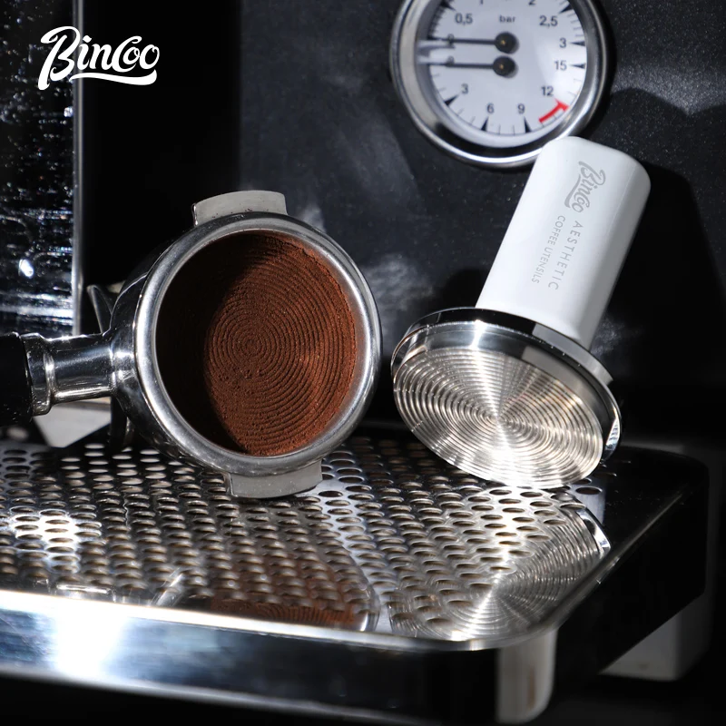 Bincoo Coffee Pressing Hammer Stainless Steel Powder Distributor Set Italian Threaded Elastic Pressing Powder 51Mm/58Mm Utensil
Bincoo Coffee Pressing Hammer Stainless Steel Powder Distributor Set Italian Threaded Elastic Pressing Powder 51Mm/58Mm Utensil