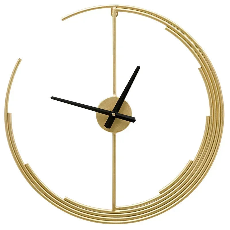 Luxury Electronic Clocks Wall Battery Operated Hands Round Golden Clock Metal Living Room Horloge Murale Wall
Luxury Electronic Clocks Wall Battery Operated Hands Round Golden Clock Metal Living Room Horloge Murale Wall