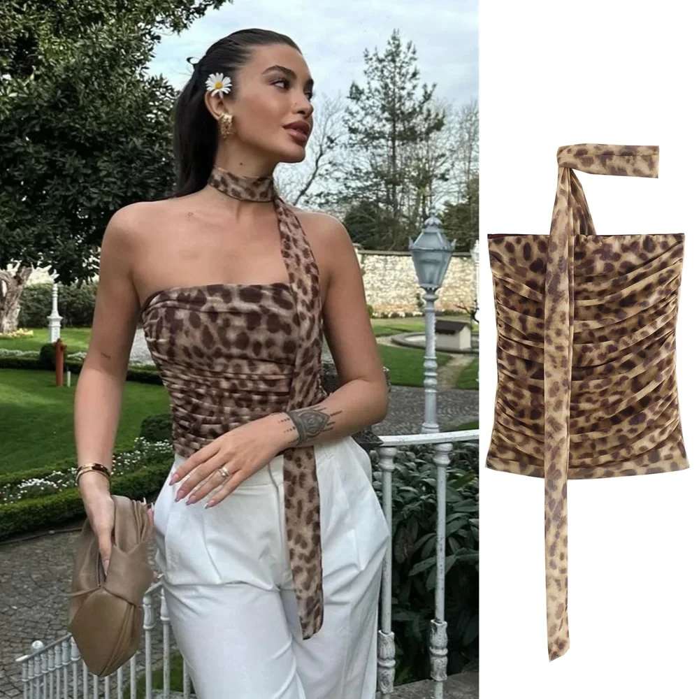 PB&ZA Women's 2024 Summer New Elegant, Fashionable and Versatile Animal Printing Roll Mesh Short Tube Top 5039/475
PB&ZA Women's 2024 Summer New Elegant, Fashionable and Versatile Animal Printing Roll Mesh Short Tube Top 5039/475