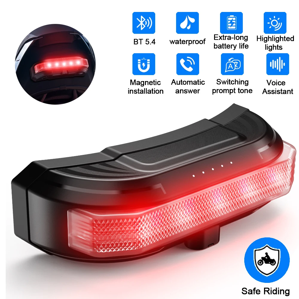 Magnetic Motorcycle Helmet Headset Bluetooth 5.3 Wireless Gravity-Sensing Turn Signal Hands-Free Call Motorcycle Headphones
Magnetic Motorcycle Helmet Headset Bluetooth 5.3 Wireless Gravity-Sensing Turn Signal Hands-Free Call Motorcycle Headphones