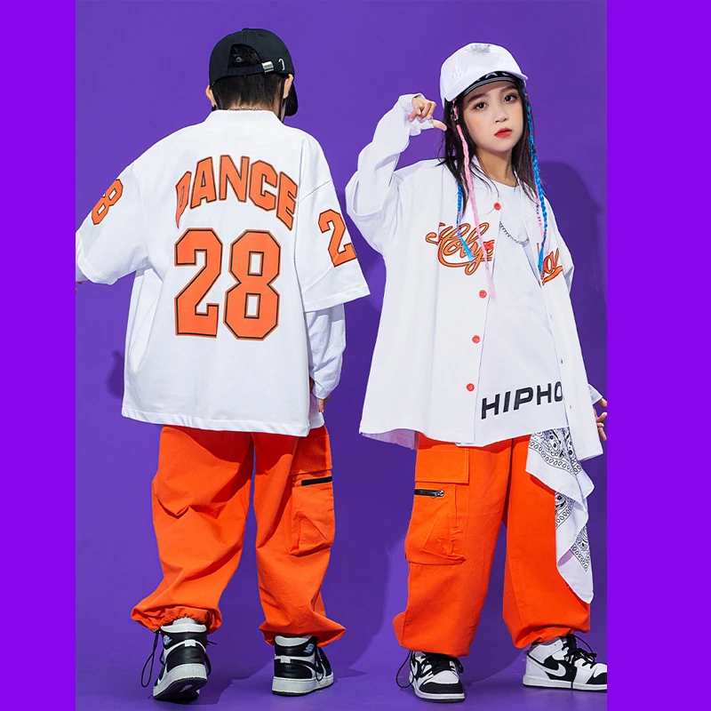 New Ballroom Hip Hop Dance Rave Clothes Loose Shirts Cargo Pants Kpop Clothing For Girls Boys Jazz Performance Costumes DQS11017
New Ballroom Hip Hop Dance Rave Clothes Loose Shirts Cargo Pants Kpop Clothing For Girls Boys Jazz Performance Costumes DQS11017