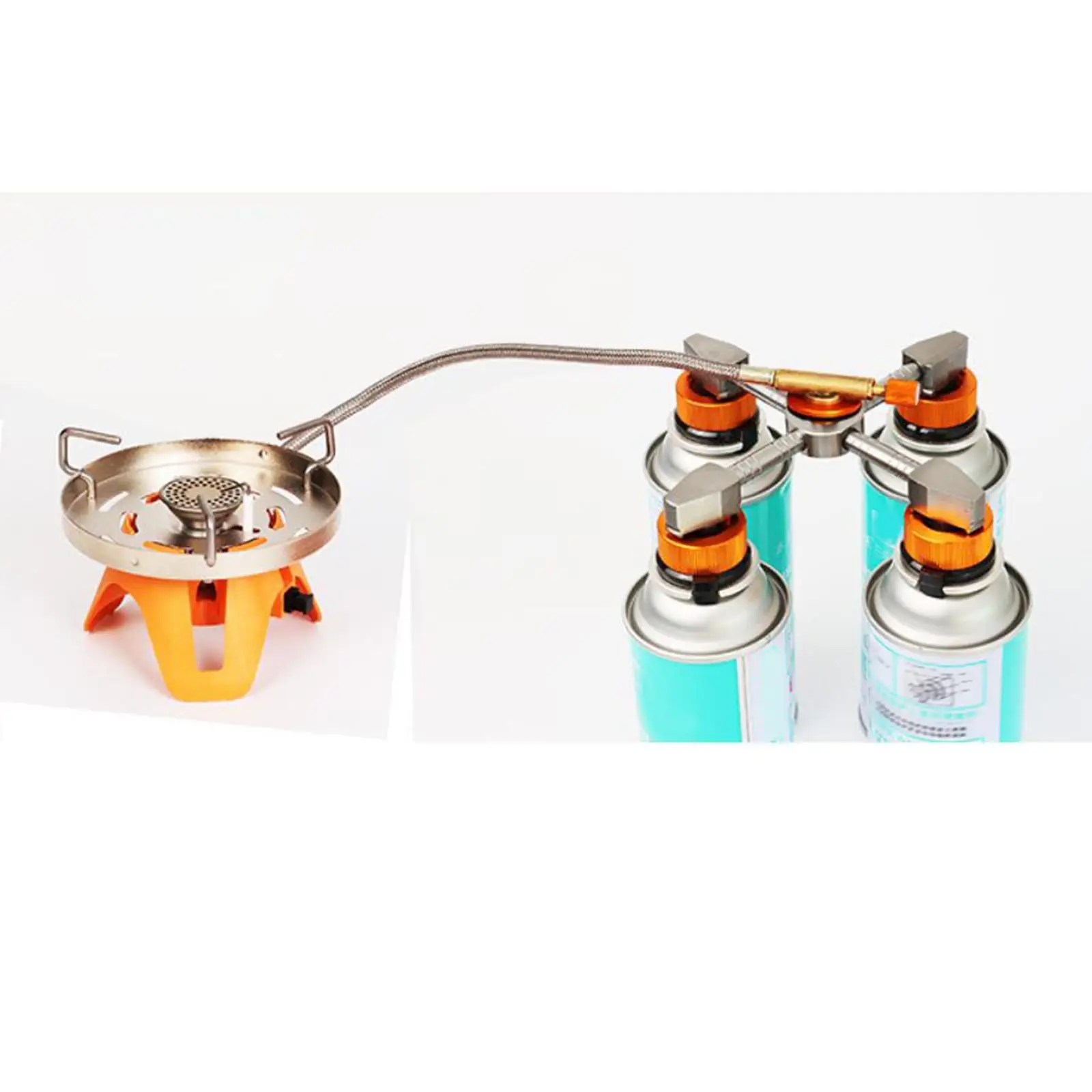 4 in 1 Self-closing Stove Adapter Burner Connection for Camping Picnic
4 in 1 Self-closing Stove Adapter Burner Connection for Camping Picnic