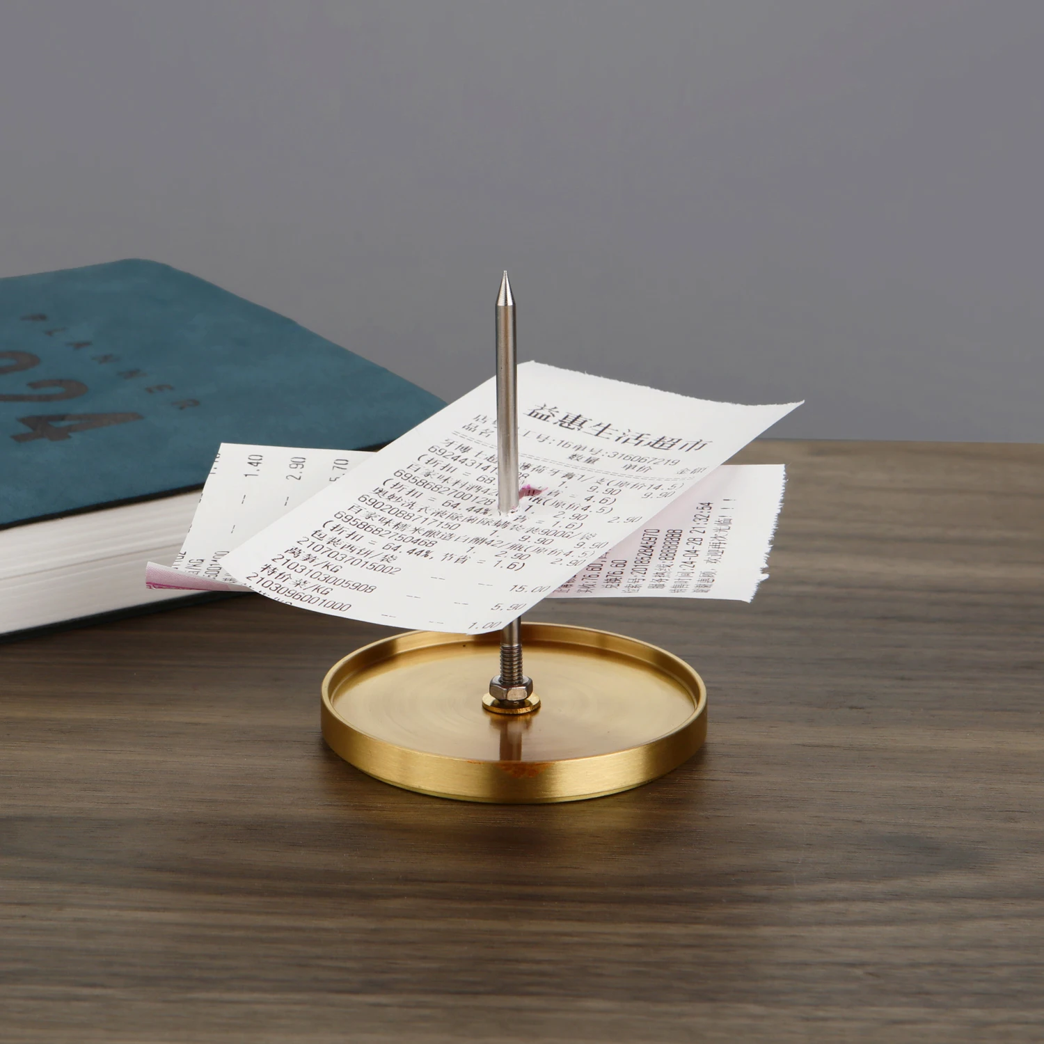 1PCS Brass Paper Receipt Holder Spike Stainless Steel Bill Fork Memo Holder Spike Stick Holder for Restaurant Kitchen Office
1PCS Brass Paper Receipt Holder Spike Stainless Steel Bill Fork Memo Holder Spike Stick Holder for Restaurant Kitchen Office