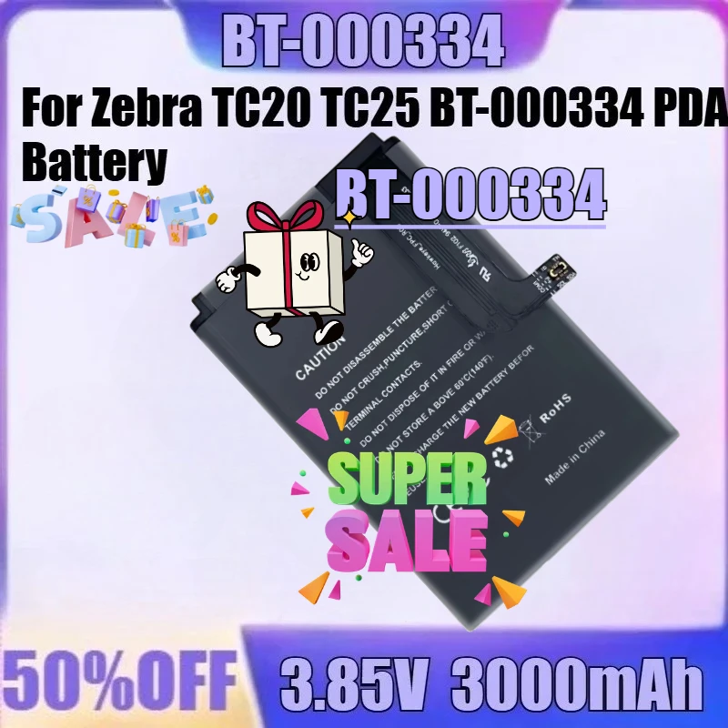 3.85V 3000mAh BT-000334 For Zebra TC20 TC25 BT-000334 PDA Battery New BT-000334 3.85V 3000mAh High Quality Battery
3.85V 3000mAh BT-000334 For Zebra TC20 TC25 BT-000334 PDA Battery New BT-000334 3.85V 3000mAh High Quality Battery