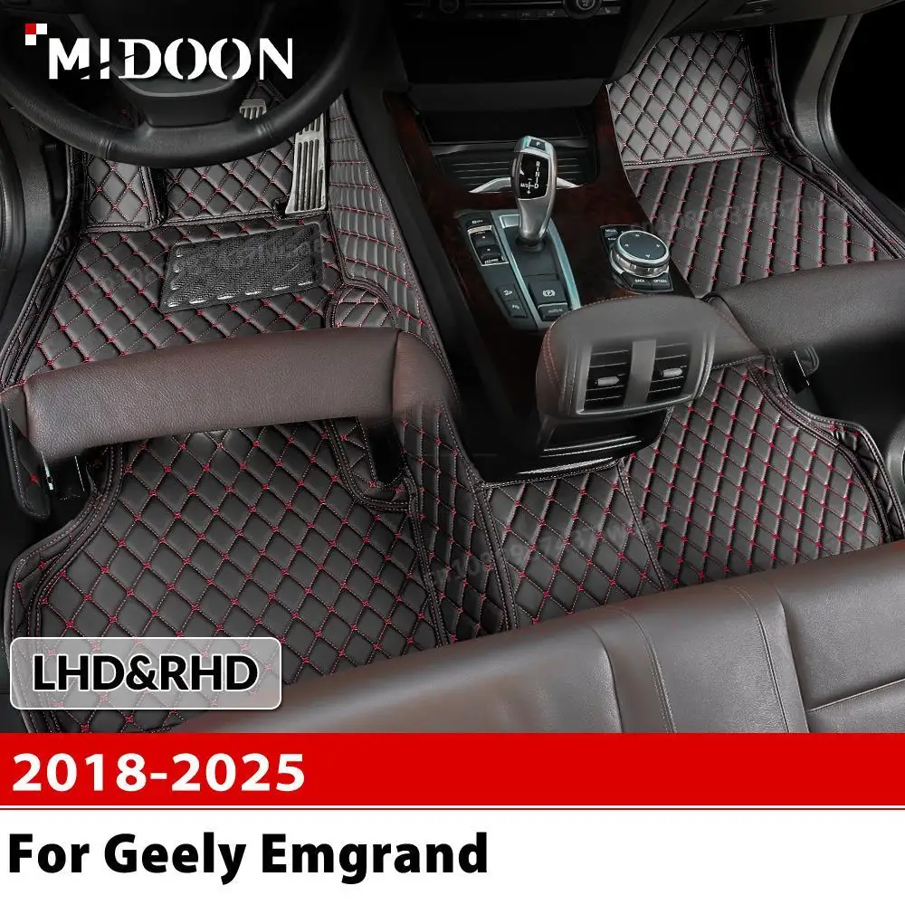 Автомобильные коврики для Geely Emgrand 2018-2025 2024 2023 2022 2021 2020 2019, пользовательские автомобильные подушечки для ног, аксессуары для ковров
Автомобильные коврики для Geely Emgrand 2018-2025 2024 2023 2022 2021 2020 2019, пользовательские автомобильные подушечки для ног, аксессуары для ковров