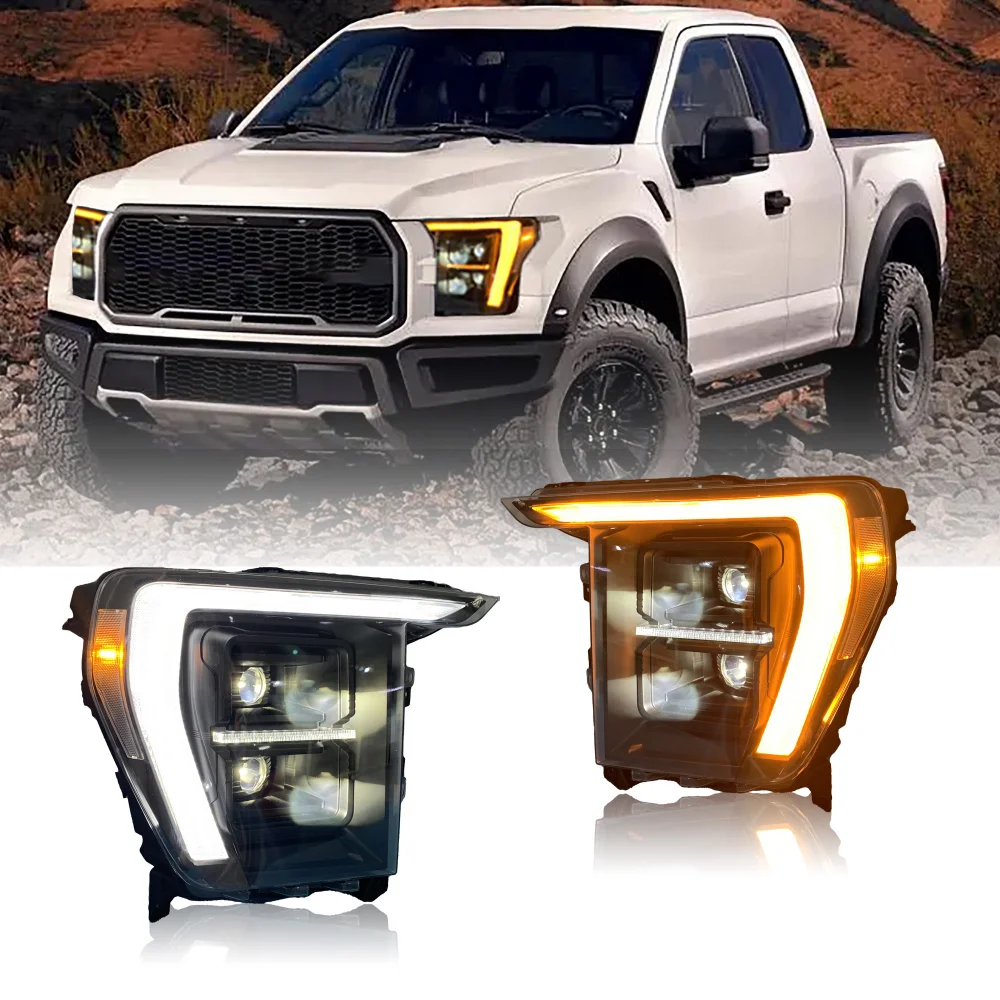 Ford Raptor F150 2021-2023 LED Headlamps Headlights Head light lamp Car Accessories Auto Parts Modified Upgrade Lights
Ford Raptor F150 2021-2023 LED Headlamps Headlights Head light lamp Car Accessories Auto Parts Modified Upgrade Lights