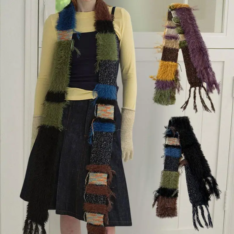 Women Winter Elegent Striped Knitted Scarf Soft Long Fringes Scarfs Retro British Windproof Coldproof Warm Outdoor Neck Warmer
Women Winter Elegent Striped Knitted Scarf Soft Long Fringes Scarfs Retro British Windproof Coldproof Warm Outdoor Neck Warmer