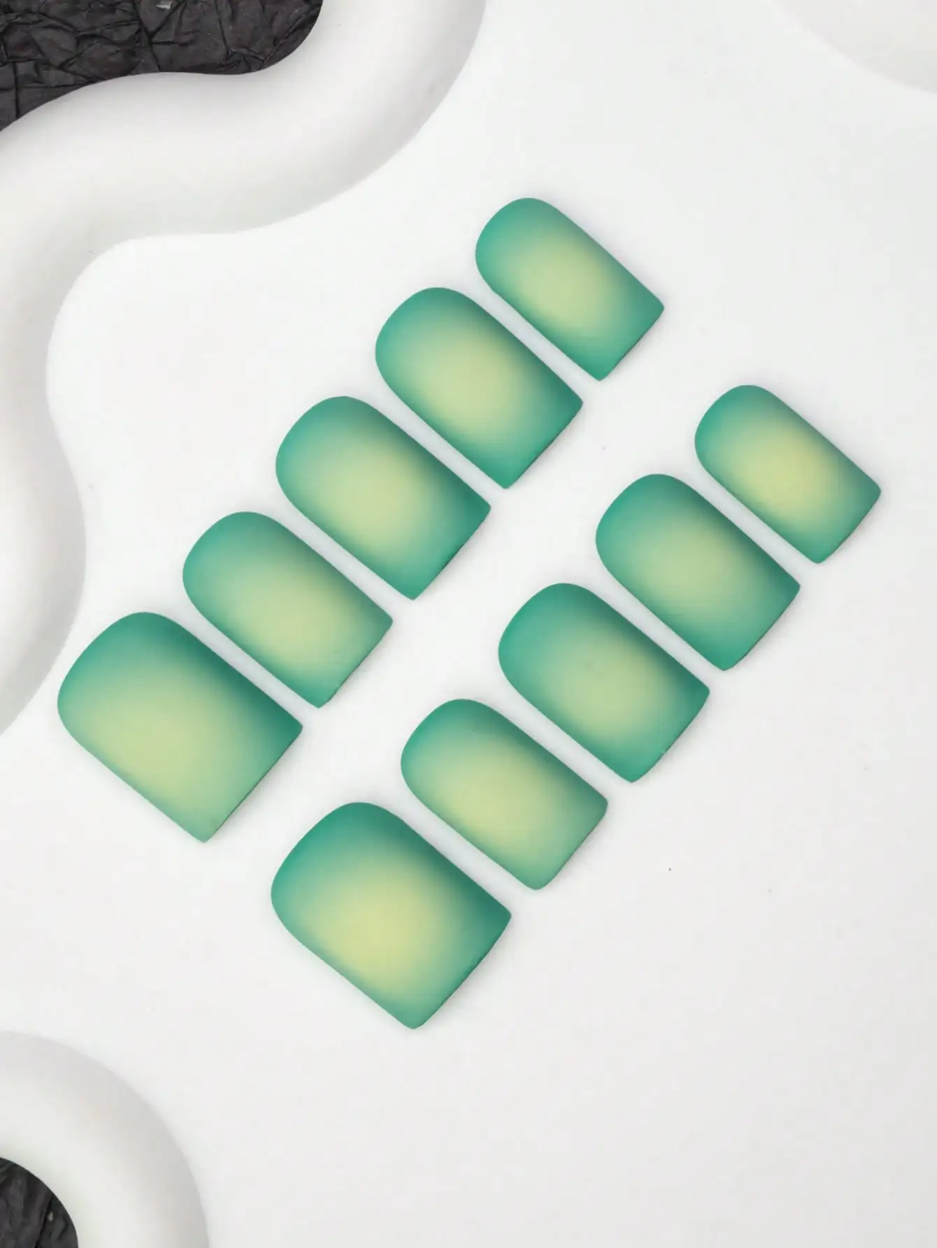 10pcs Y2K Handmade Square Nail Tips, Green Tie Dye & Matte Design, Suitable For Women & Girls, Fit For Party, Dance, Daily Wear,
10pcs Y2K Handmade Square Nail Tips, Green Tie Dye & Matte Design, Suitable For Women & Girls, Fit For Party, Dance, Daily Wear,