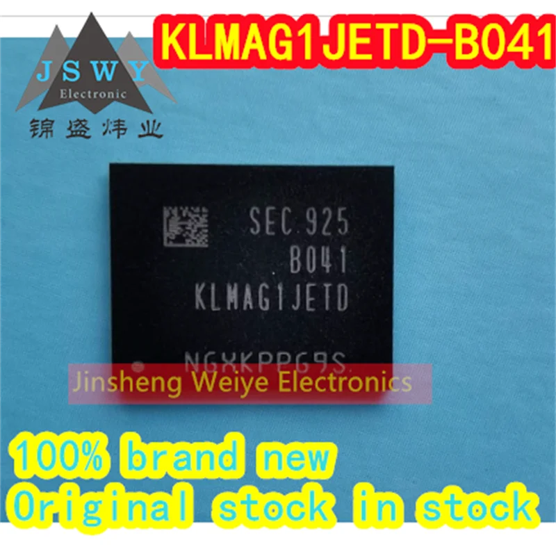 5~10pieces/batch KLMAG1JETD-B041 KLMAG1JETD 16G EMMC 5.1 version font memory chip IC 100% brand new authentic
5~10pieces/batch KLMAG1JETD-B041 KLMAG1JETD 16G EMMC 5.1 version font memory chip IC 100% brand new authentic