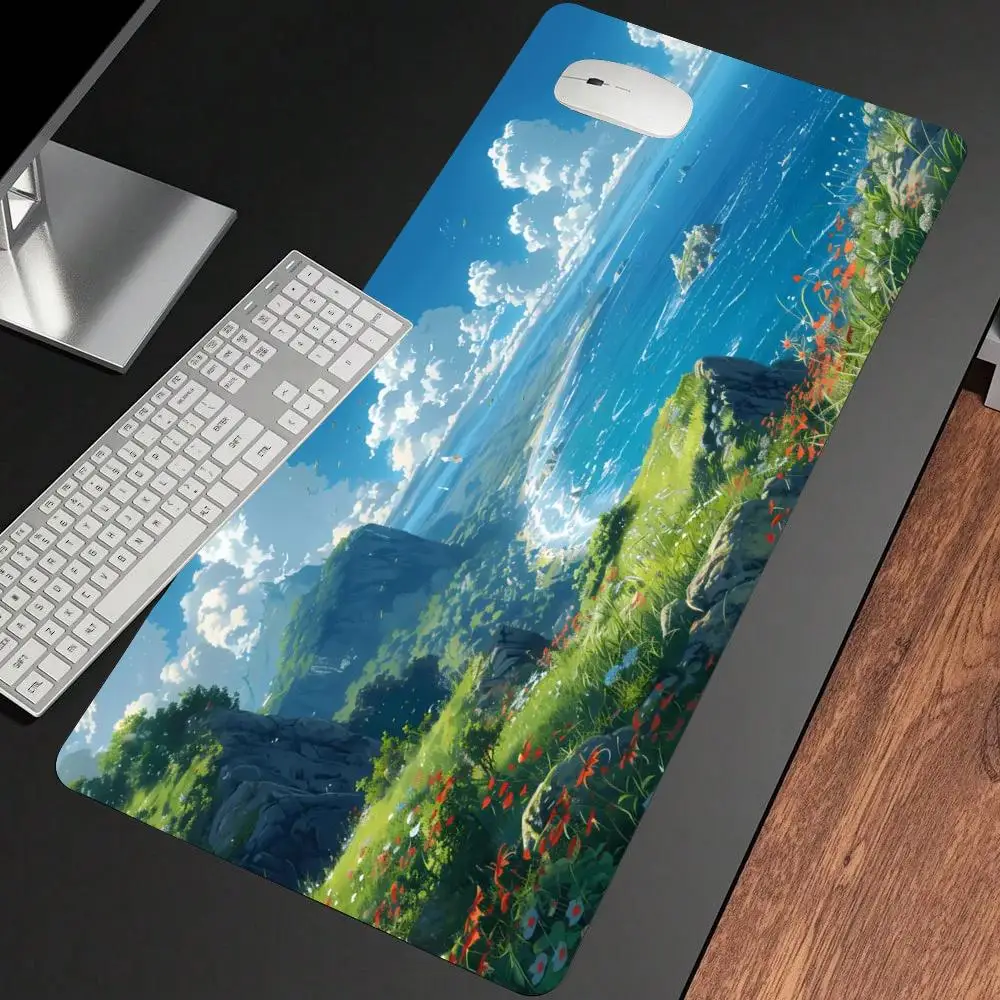 Watercolor landscape mouse pad large desk mat office pads gamer pc accessories rubber anti-slip suitable for work and games
Watercolor landscape mouse pad large desk mat office pads gamer pc accessories rubber anti-slip suitable for work and games