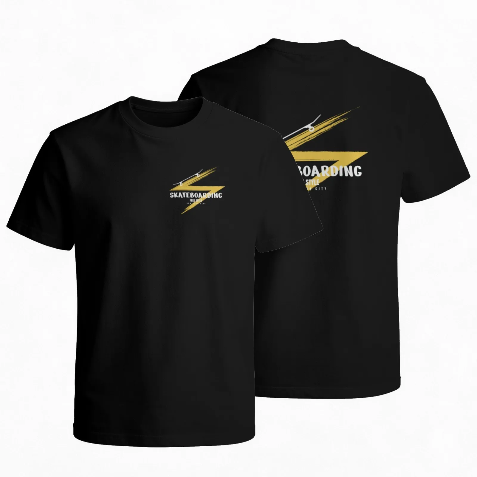 Skateboarding Graphic Cotton Crewneck T-Shirt Breathable Daily Wear Short Sleeve Tee
Skateboarding Graphic Cotton Crewneck T-Shirt Breathable Daily Wear Short Sleeve Tee