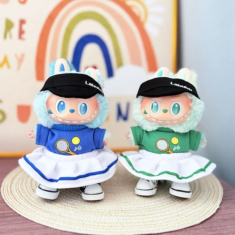 17cm Labubu I II Idol Dolls Tennis Sports Suit Idol Dolls DIY Accessories Mini Plush Doll'S Clothes Cute kawaii Accessories
17cm Labubu I II Idol Dolls Tennis Sports Suit Idol Dolls DIY Accessories Mini Plush Doll'S Clothes Cute kawaii Accessories