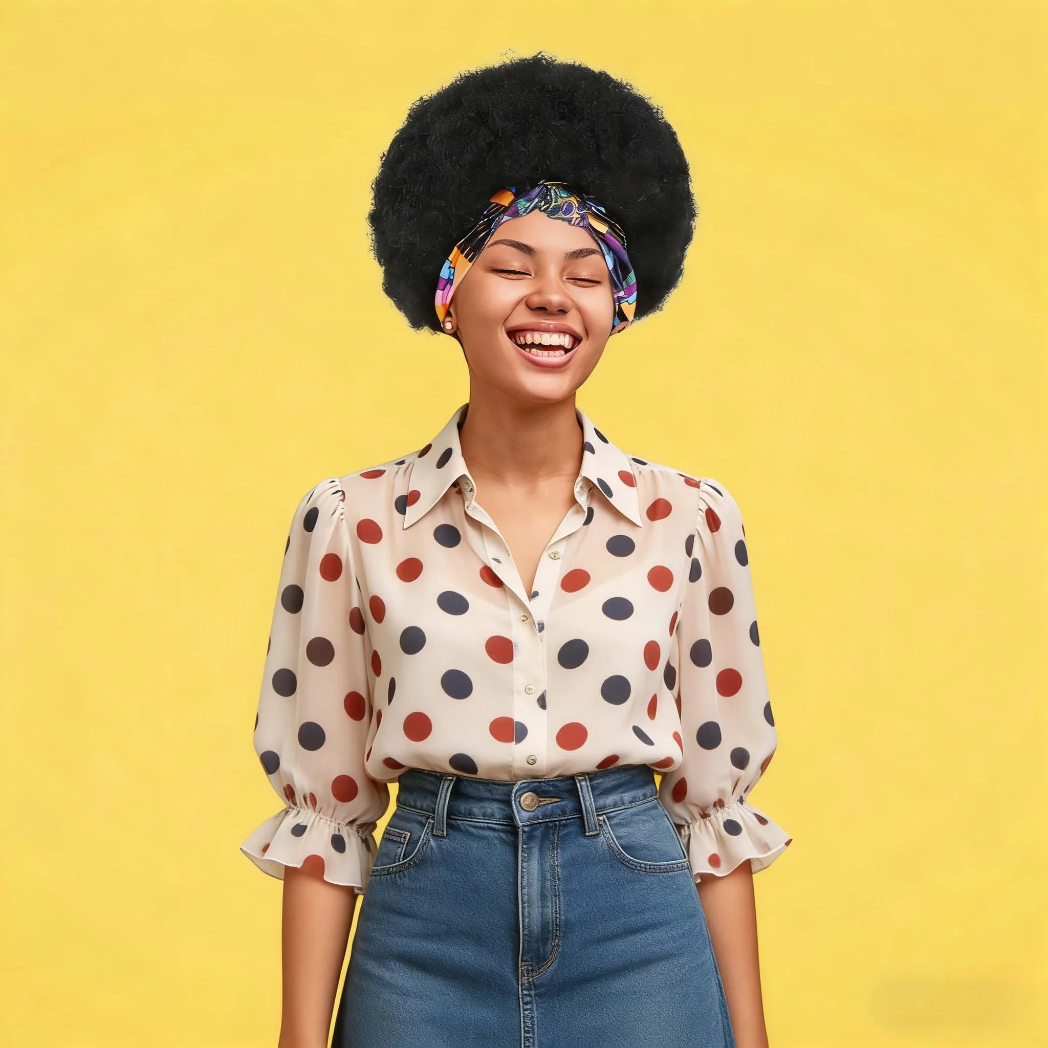 Synthetic Short Big Afro Curly Headband Wigs Black Fluffy African Print Turban Style Wig for Women Daily Use Party Cosplay Wear
Synthetic Short Big Afro Curly Headband Wigs Black Fluffy African Print Turban Style Wig for Women Daily Use Party Cosplay Wear