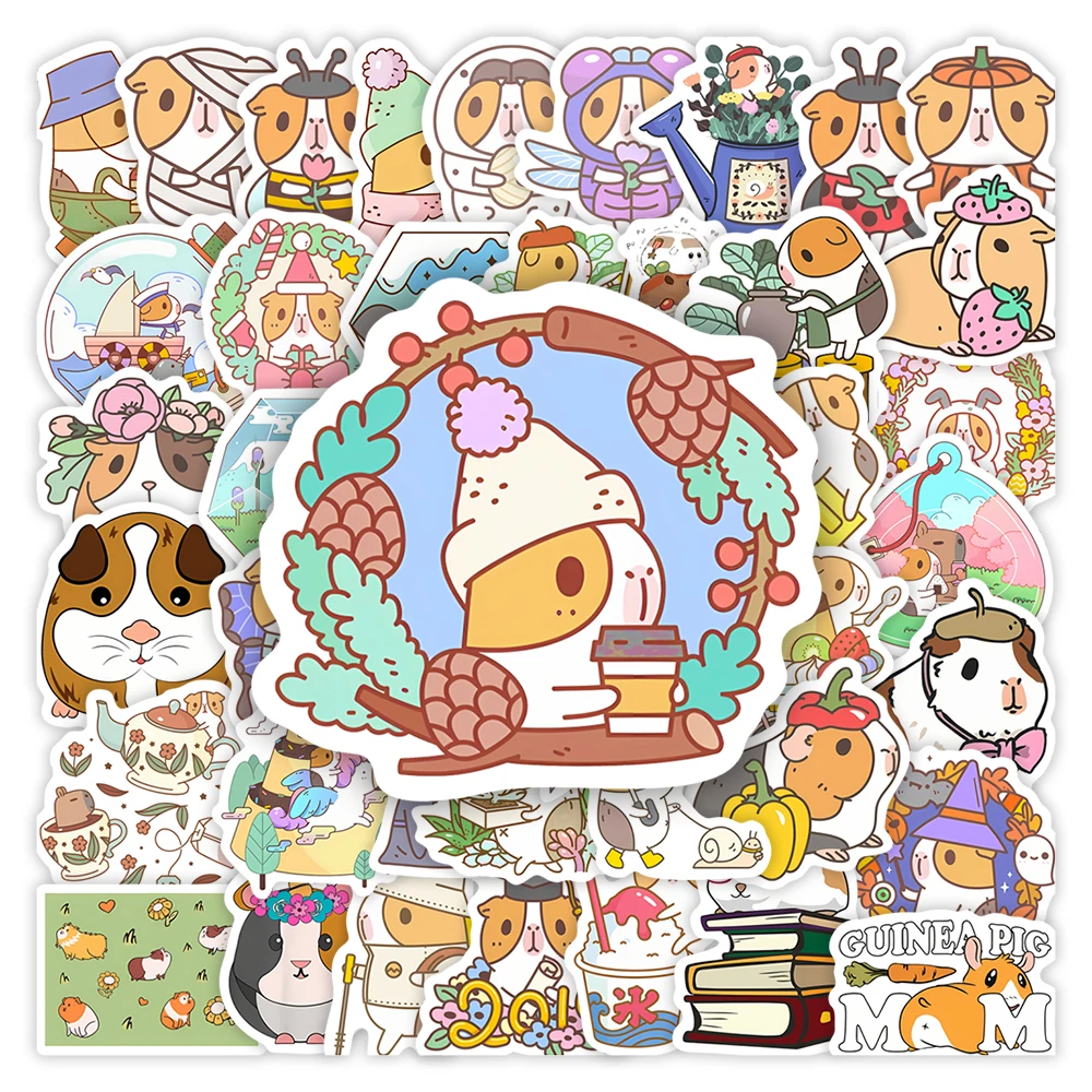 Cute Cartoon Guinea Pig Stickers Animal DIY Kids Toys Gift Decorative Decal for Scrapbook Phone Laptop Luggage Waterproof
Cute Cartoon Guinea Pig Stickers Animal DIY Kids Toys Gift Decorative Decal for Scrapbook Phone Laptop Luggage Waterproof