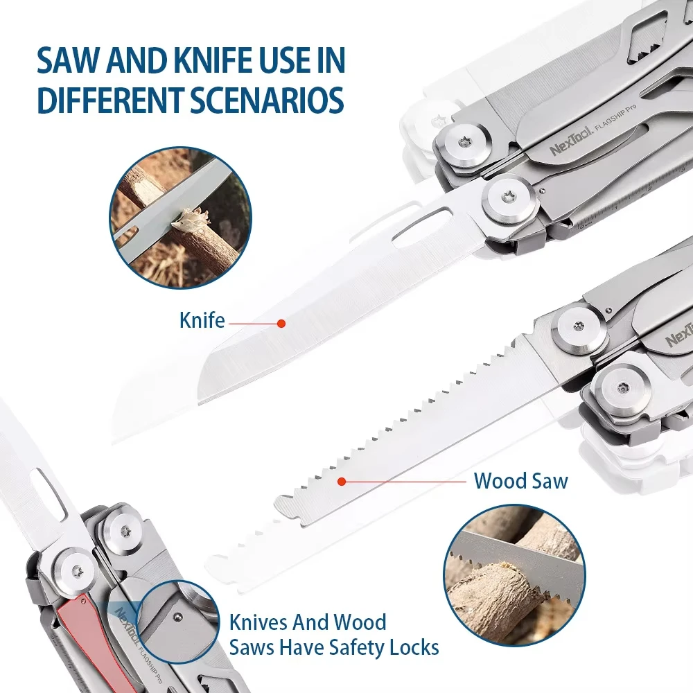 NexTool Flagship Pro EDC Tools 16 in 1 Multi Plier Folding Pocketknifes Outdoor Multitool Pocket Portable Hand Multi-tool Sets
NexTool Flagship Pro EDC Tools 16 in 1 Multi Plier Folding Pocketknifes Outdoor Multitool Pocket Portable Hand Multi-tool Sets