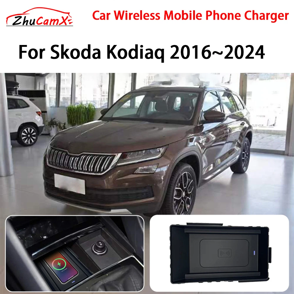 Car Wireless Mobile Phone Charger Center Console Storage QI 18W iPhone fast charge for Skoda Kodiaq 2016–2024
Car Wireless Mobile Phone Charger Center Console Storage QI 18W iPhone fast charge for Skoda Kodiaq 2016–2024