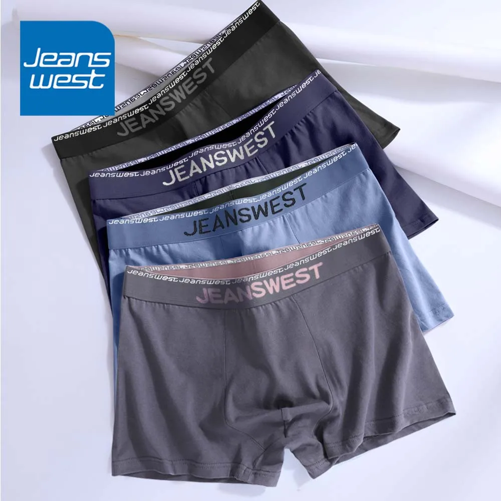 JEANSWEST Мужское нижнее белье из хлопка, влагоотводящая U-образная сумка, дизайнерские мужские трусы, однотонные мужские боксеры с логотипом на поясе
JEANSWEST Мужское нижнее белье из хлопка, влагоотводящая U-образная сумка, дизайнерские мужские трусы, однотонные мужские боксеры с логотипом на поясе