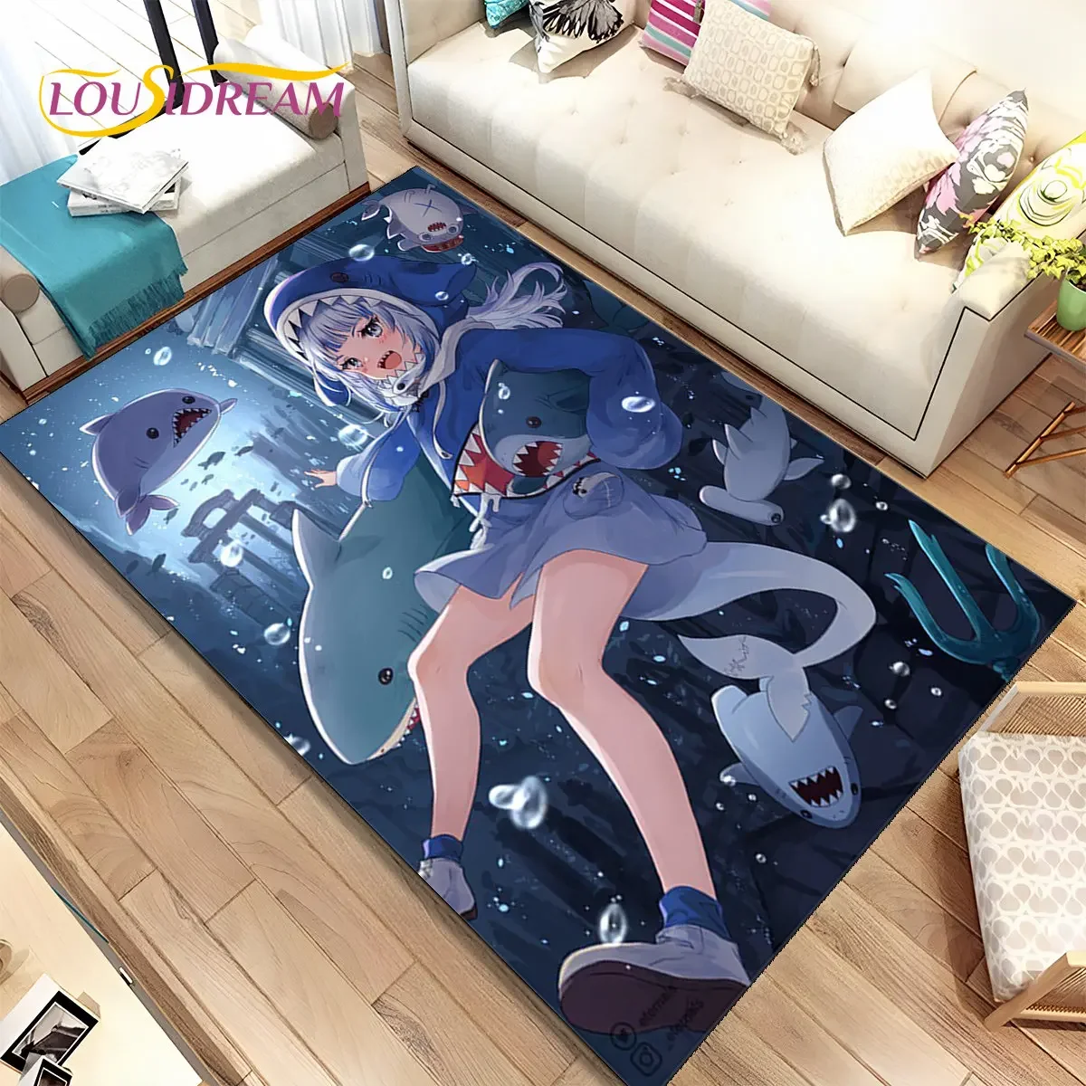 Gawr Gura Hololive Cute Anime Area Rug Large,Carpet Rug for Living Room Bedroom Sofa Doormat Decoration,kids Non-slip Floor Mat
Gawr Gura Hololive Cute Anime Area Rug Large,Carpet Rug for Living Room Bedroom Sofa Doormat Decoration,kids Non-slip Floor Mat